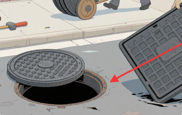 为什么大部分井盖都是圆的?